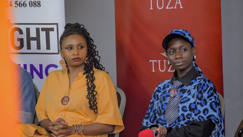 Panelists seated during the Tuza Experience Nairobi discussion at Delight Fashion School